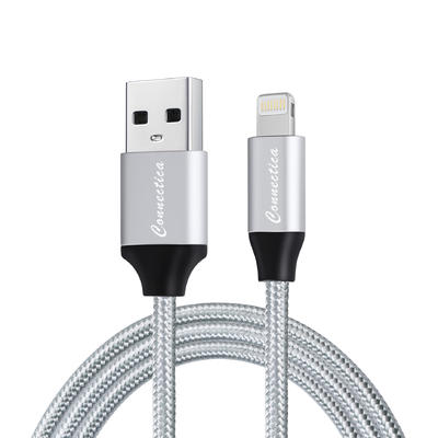 IPhone Charger, Nylon Braided MFI Lightning Cable Charging Cord USB Cable Compatible
